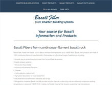 Tablet Screenshot of basalt-fiber.com